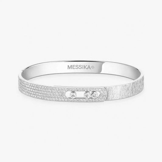 [Star Jewelry]2026 BRAND-NEW FROSTED BRACELET WITH DIAMONDS THREE COLORS