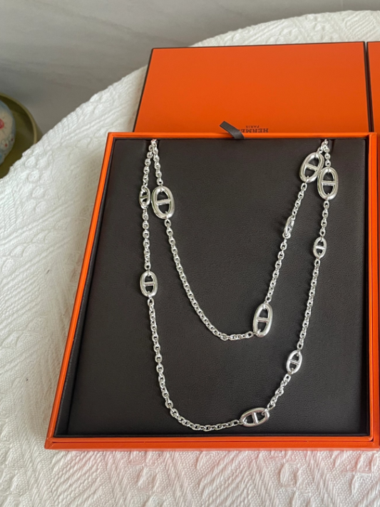 [Star Jewelry]Classic Silver Sweater Chain