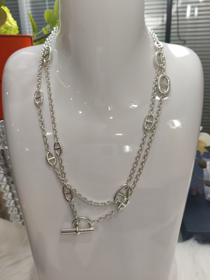 [Star Jewelry]Classic Silver Sweater Chain