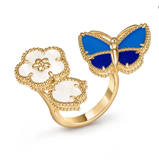 [Star Jewelry]2026 NEW TWIN BUTTERFLY LUCKY RING