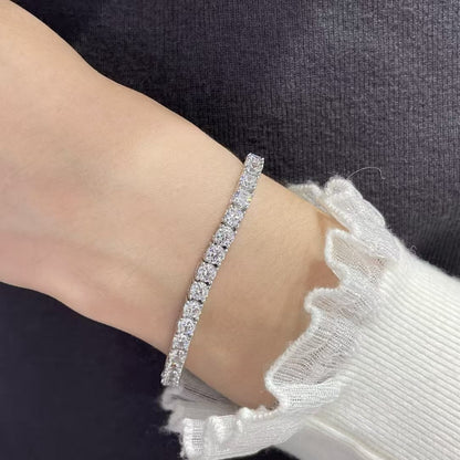 [Star Jewelry jewelrys]TENNIS BRACELET WITH FULL DIAMOND SETTING