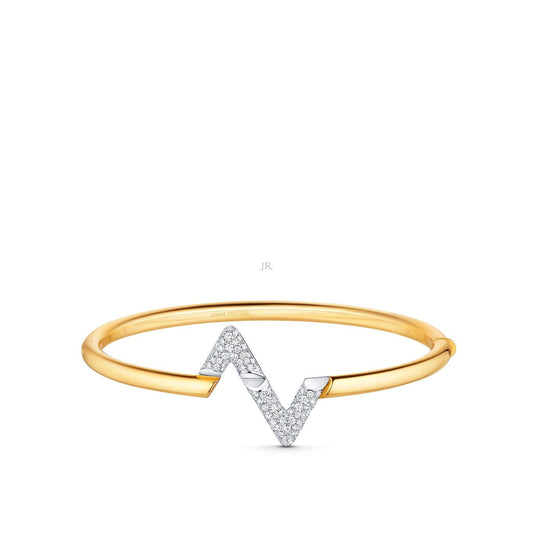 [Star Jewelry]VOLTE UPSITE DOWN GOLD DIAMOND BRACELET
