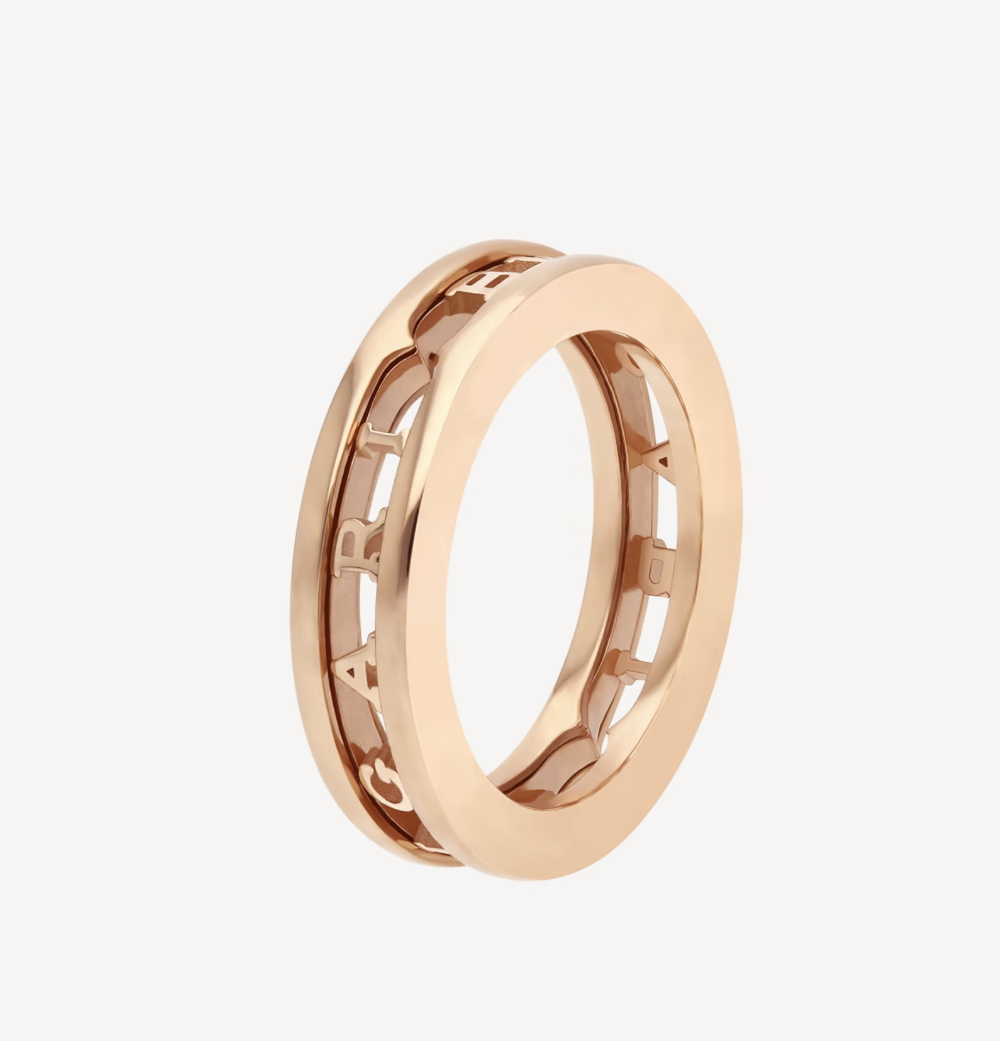 [Star Jewelry]ZERO 1 ONE-BAND WITH OPENWORK LOGO SPIRAL RING
