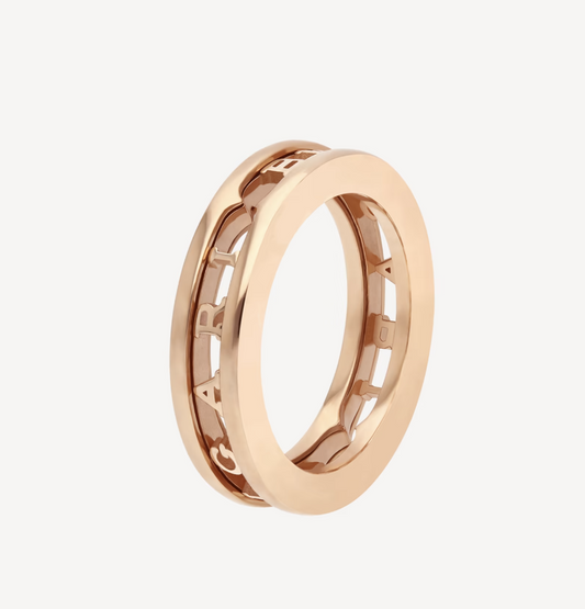 [Star Jewelry]ZERO 1 ONE-BAND WITH OPENWORK LOGO SPIRAL RING