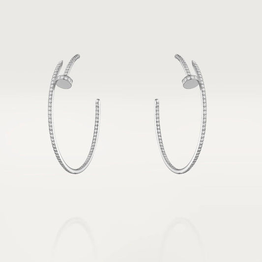 [Star Jewelry]JUSTE EARRINGS FULL DIAMONDS 1.8MM