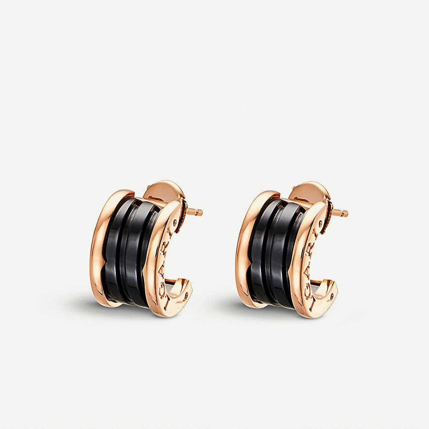 [Star Jewelry]ZERO 1 PINK GOLD CERAMIC EARRINGS