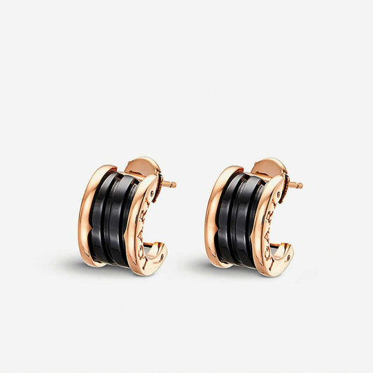 [Star Jewelry]ZERO 1 PINK GOLD CERAMIC EARRINGS