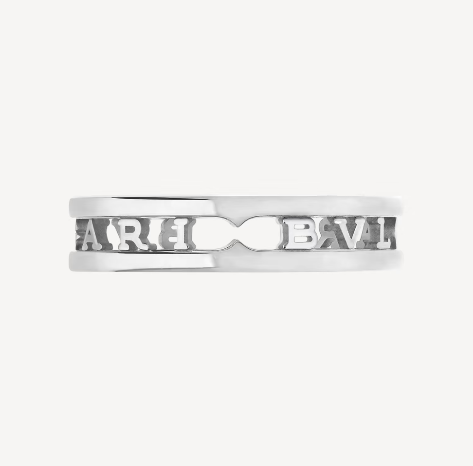 [Star Jewelry]ZERO 1 ONE-BAND WITH OPENWORK LOGO SPIRAL RING