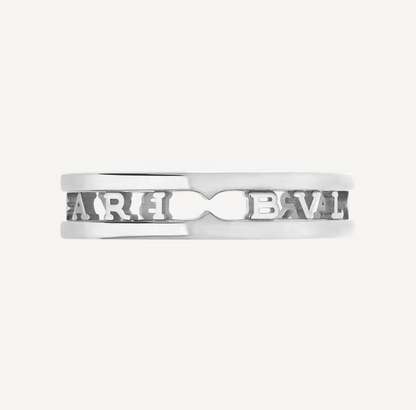 [Star Jewelry]ZERO 1 ONE-BAND WITH OPENWORK LOGO SPIRAL RING