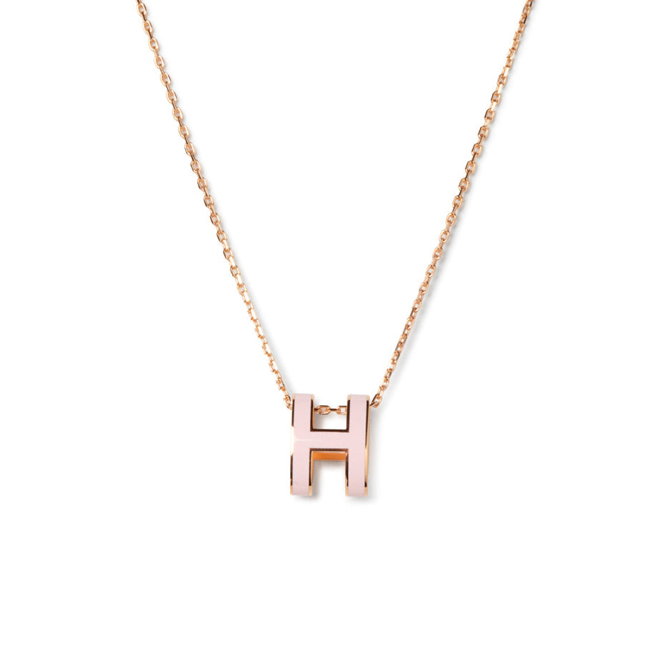 [Star Jewelry]POP H PEDANT PINK GOLD