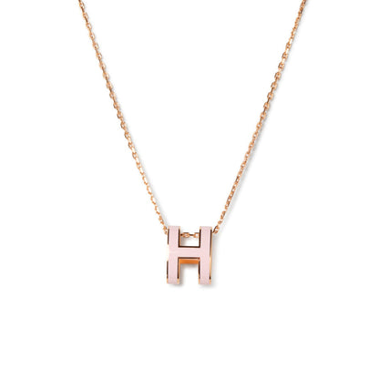 [Star Jewelry]POP H PEDANT PINK GOLD