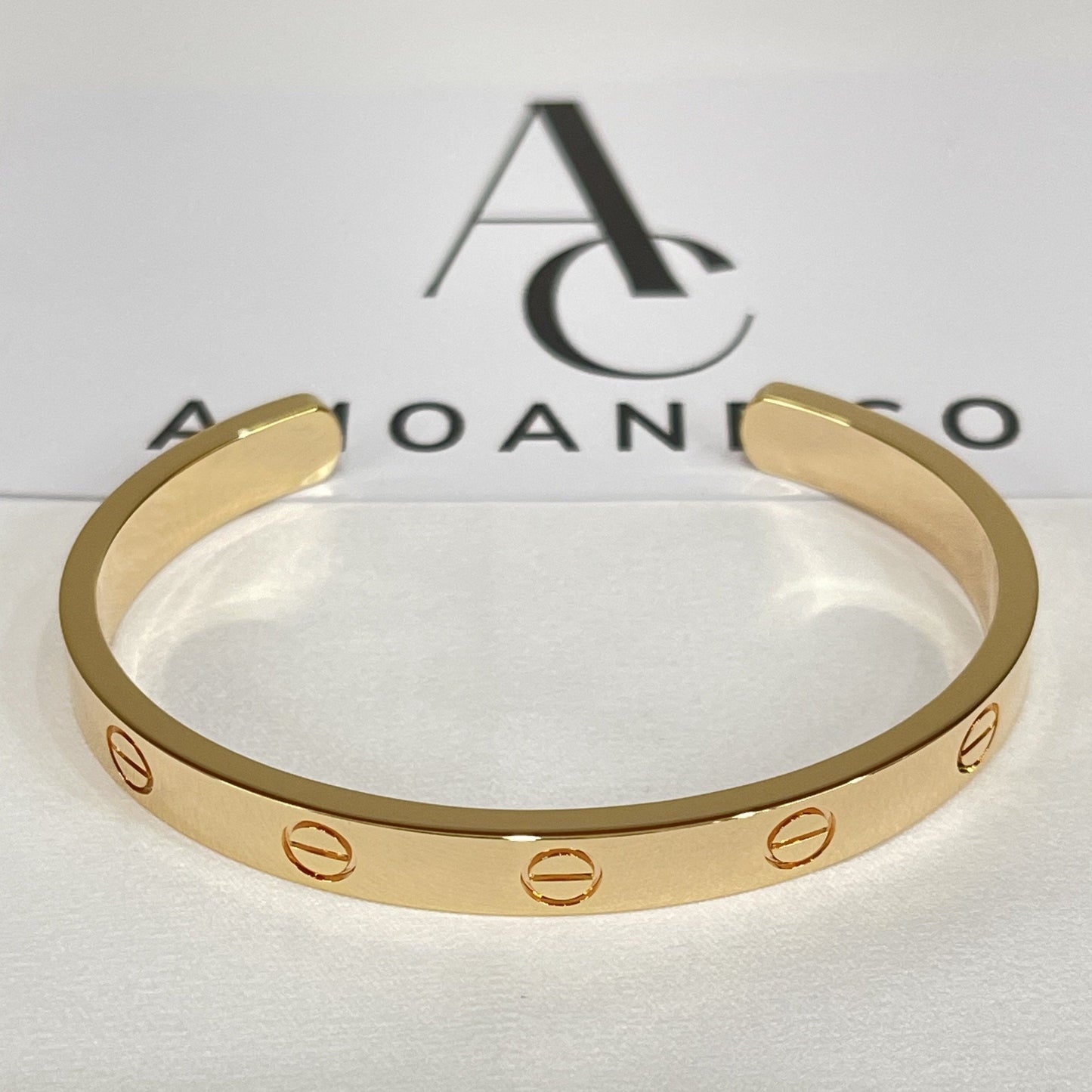 [Star Jewelry]LOVE BRACELET 6.1MM OPEN CUFF
