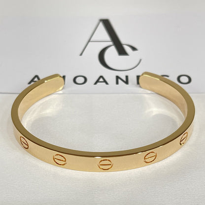 [Star Jewelry]LOVE BRACELET 6.1MM OPEN CUFF