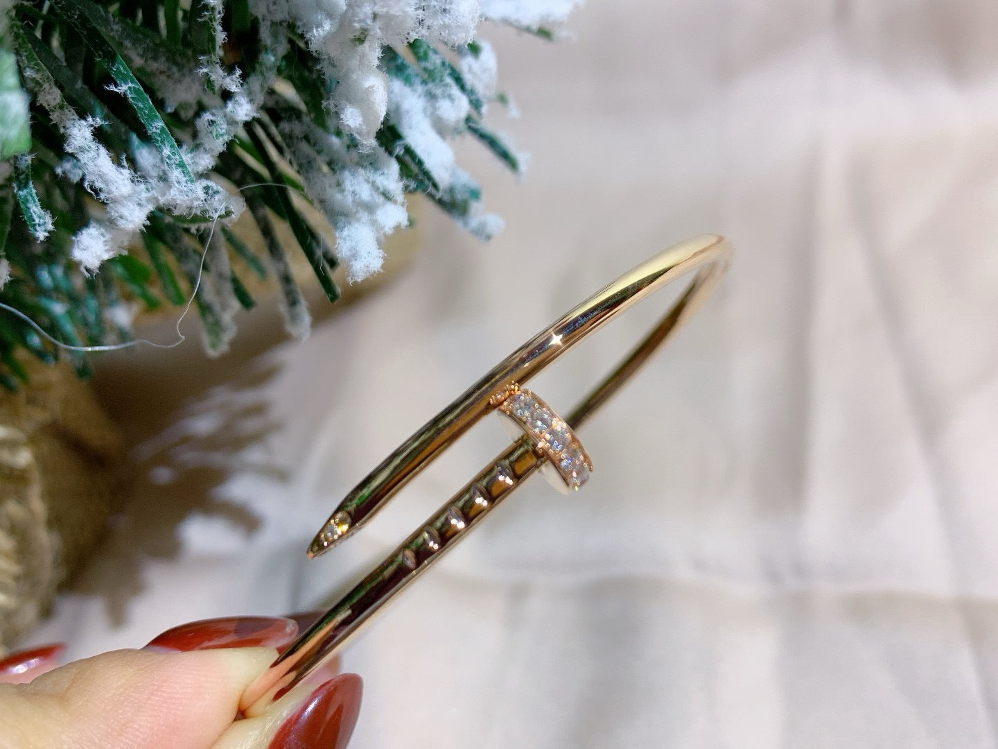 [Star Jewelry]JUSTE BRACELET 2.5MM DIAMONDS