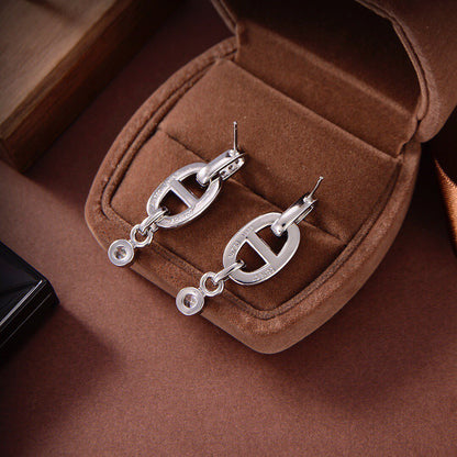 [Star Jewelry]HM CHAINE DIAMOND EARRINGS
