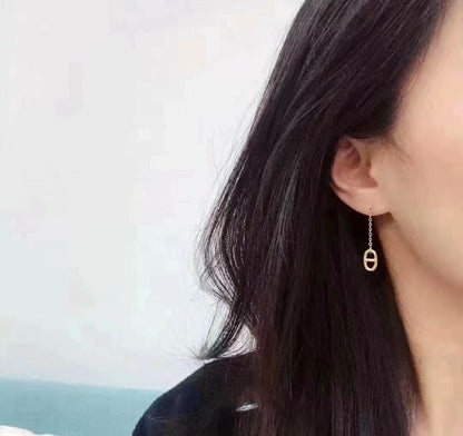 [Star Jewelry]CHAINE TASSEL EARRINGS