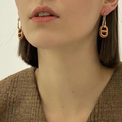 [Star Jewelry]HM O'MAILLON GOLD EARRINGS