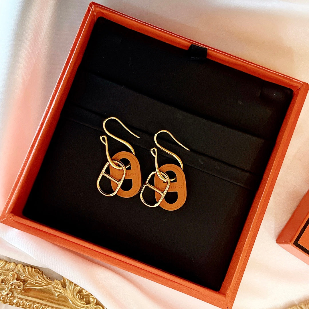 [Star Jewelry]HM O'MAILLON GOLD EARRINGS