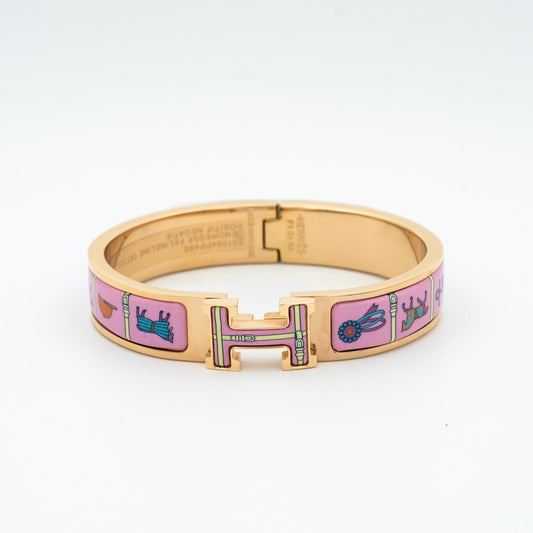 [Star Jewelry]H PINK GOLD BRACELET PINK CERAMIC