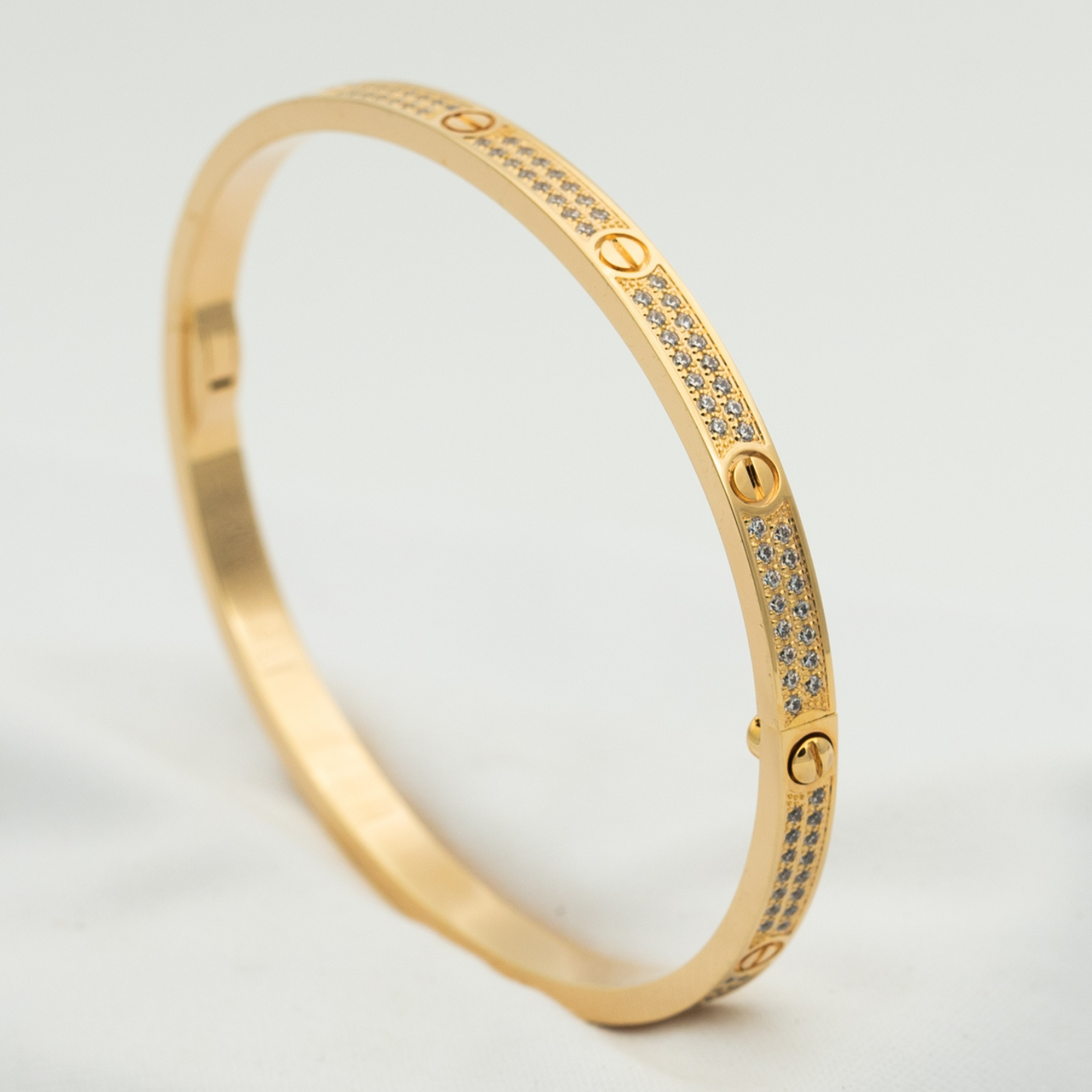 [Star Jewelry]LOVE BRACELET 3.65MM DIAMOND-PAVED