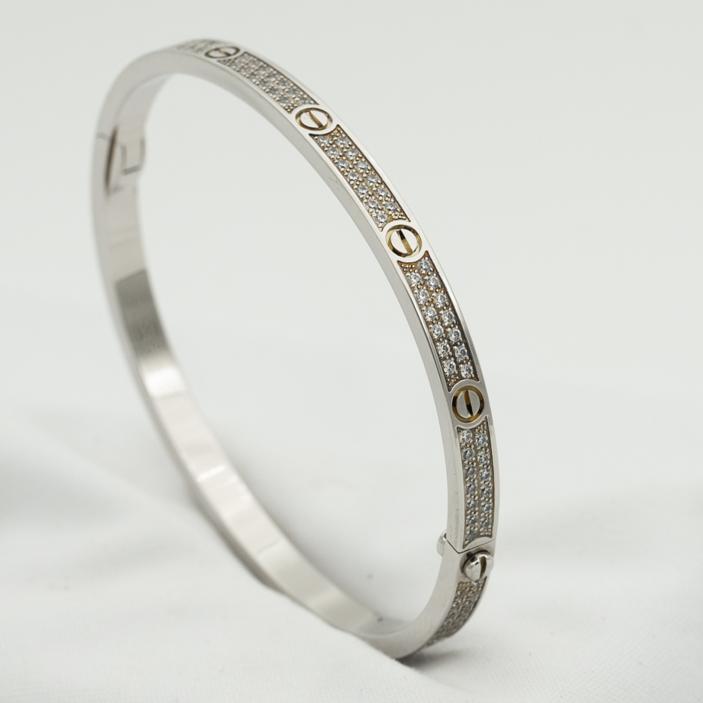 [Star Jewelry]LOVE BRACELET 3.65MM DIAMOND-PAVED
