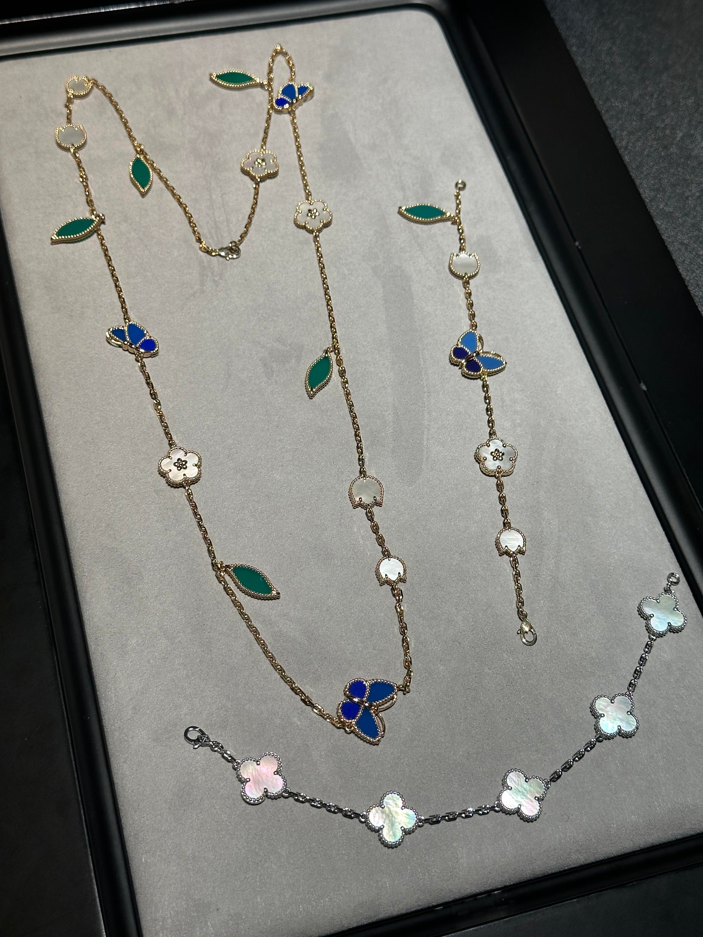 [Star Jewelry] 26 NEW CLOVER 15 MOTIFS LUCKY NECKLACE