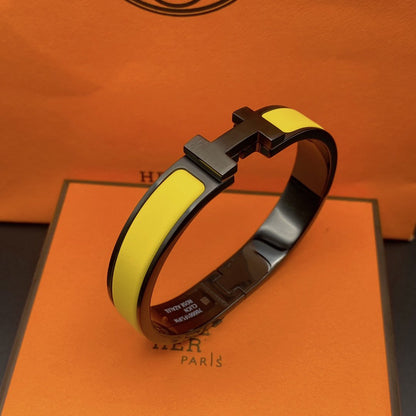 [Star Jewelry]CLIC HM SO BLACK YELLOW BRACELET