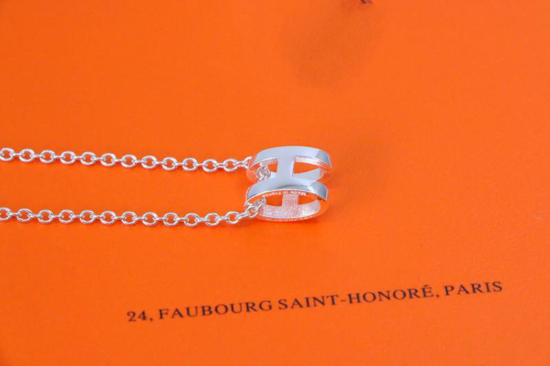 [Star Jewelry]HM NECKLACE H LETTER OVAL SERIES