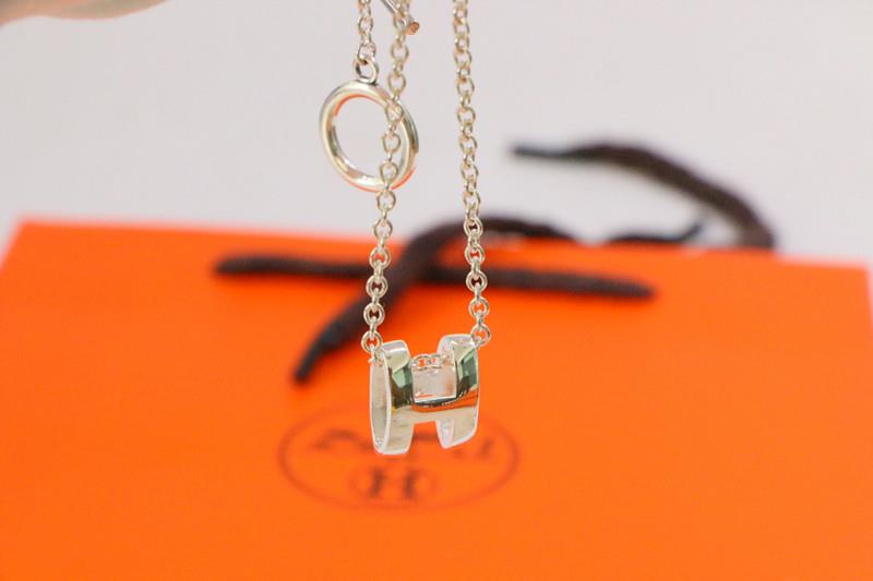[Star Jewelry]HM NECKLACE H LETTER OVAL SERIES