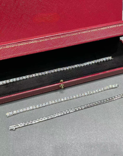 [Star Jewelry jewelrys]TENNIS BRACELET WITH FULL DIAMOND SETTING