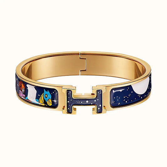 [Star Jewelry]H STAR AND MOON BRACELET 12MM
