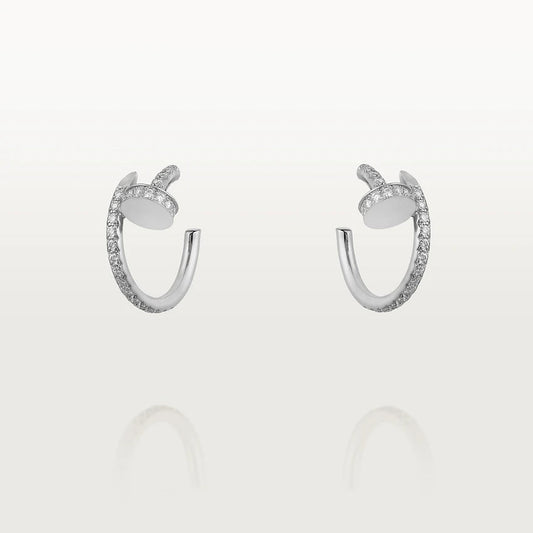 [Star Jewelry]JUSTE EARRINGS 12.75MM SILVER DIAMOND