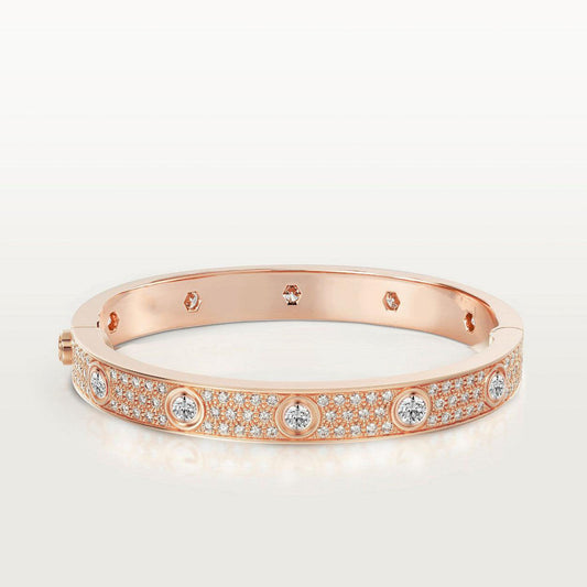 [Star Jewelry]LOVE BRACELET 6.1MM DIAMOND-PAVED 10 BIG DIAMONDS
