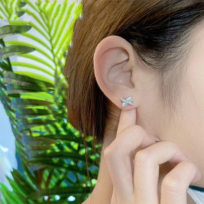 [Star Jewelry]JEUX DE SILVER DIAMOND EARRINGS