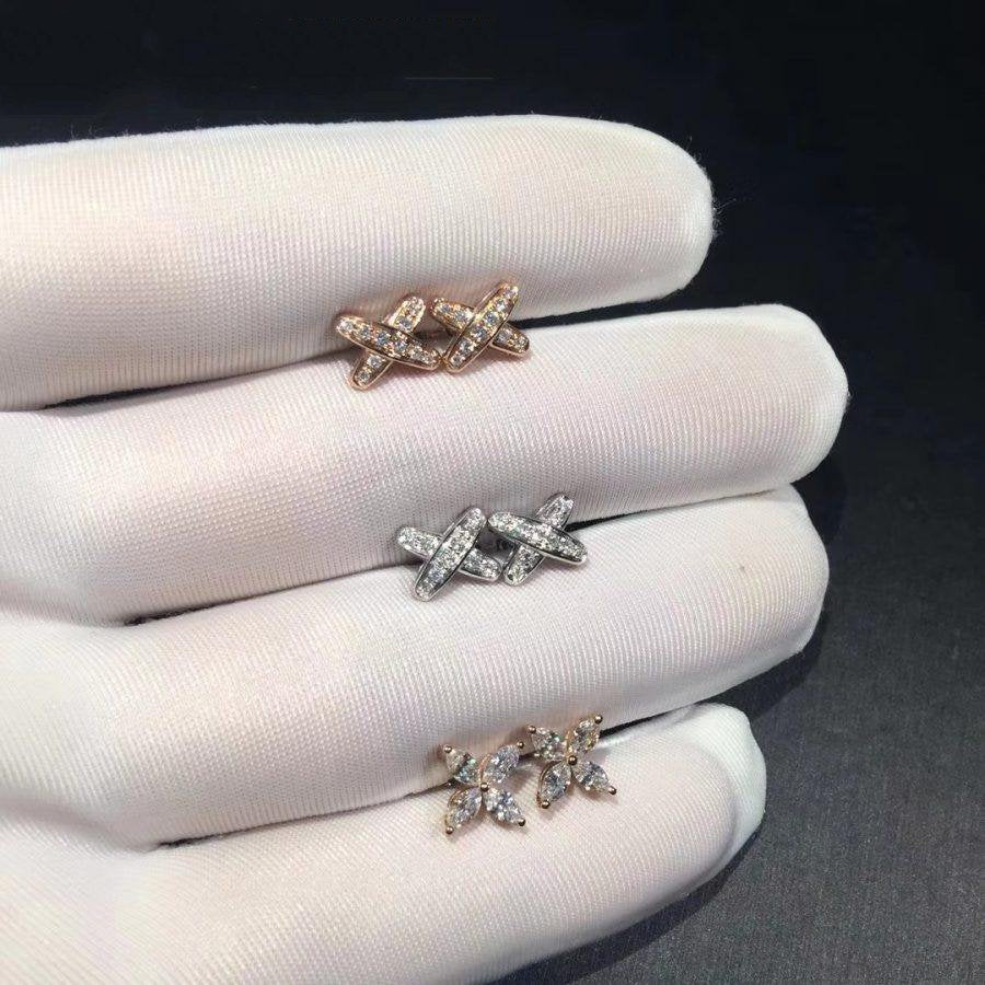 [Star Jewelry]JEUX DE DIAMOND EARRINGS