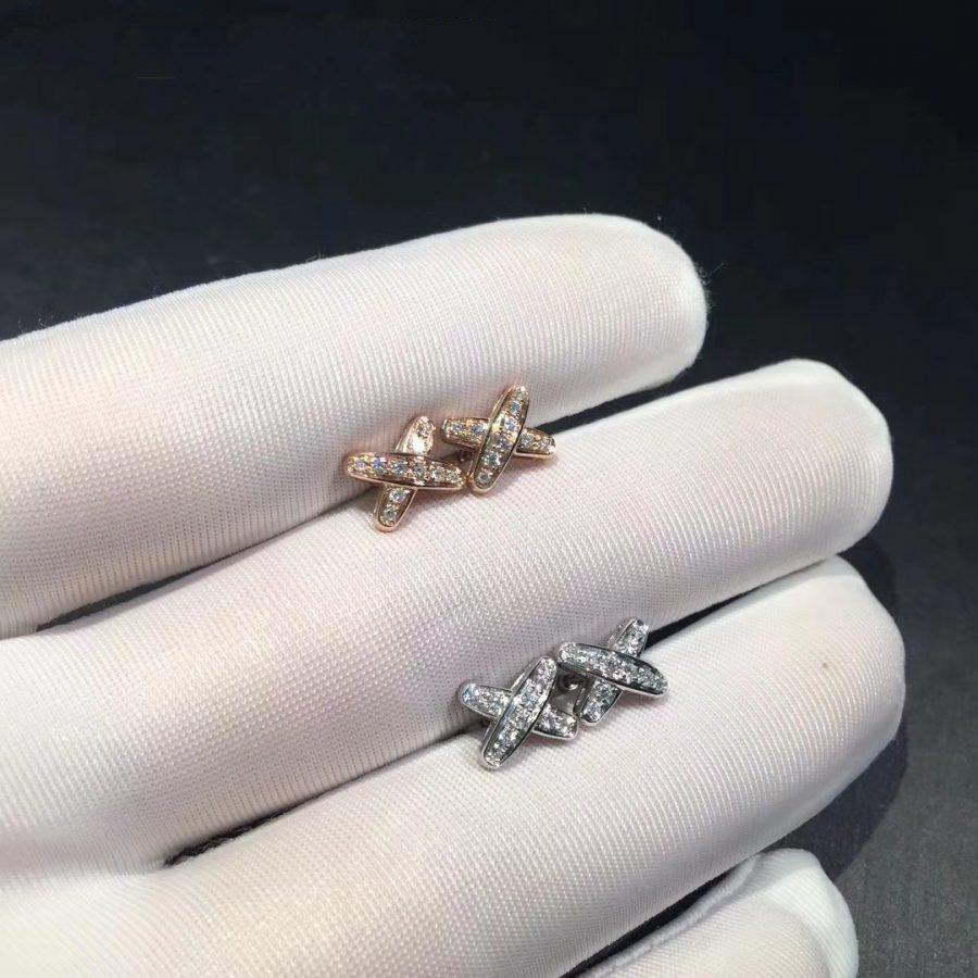 [Star Jewelry]JEUX DE DIAMOND EARRINGS