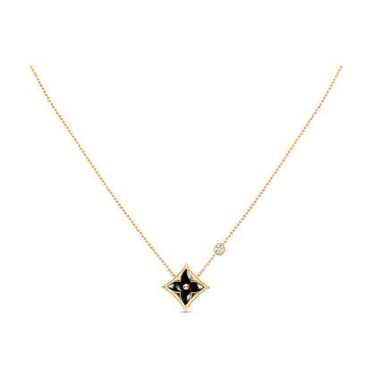 [Star Jewelry]STAR BLACK MOP NECKLACE