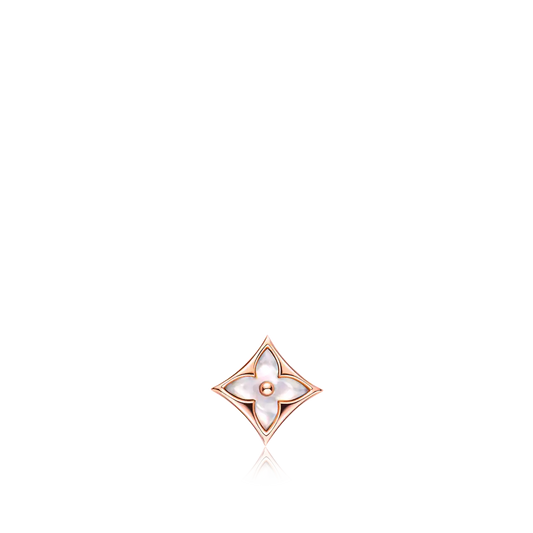 [Star Jewelry]STAR MOP PINK GOLD EARRINGS