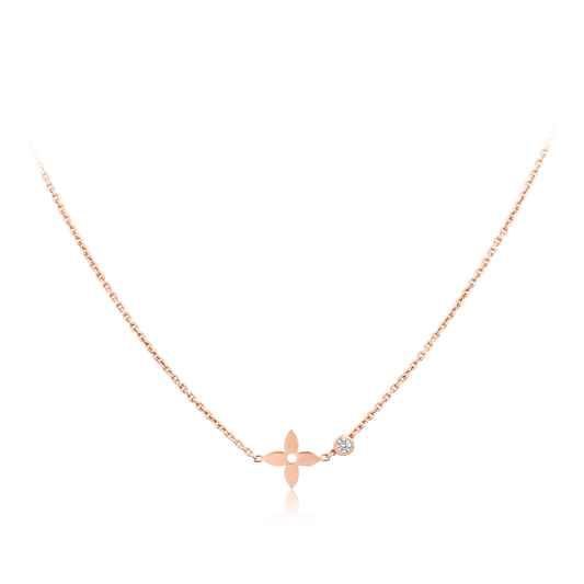 [Star Jewelry]BLOSSOM PENDANT PINK GOLD AND DIAMOND