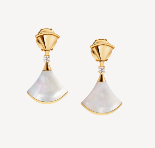 [Star Jewelry]DREAM MOP 1 DIAMOND EARRINGS