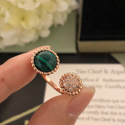 [Star Jewelry]PERLEE COULEURS DIAMOND ROSE GOLD BETWEEN THE FINGER RING