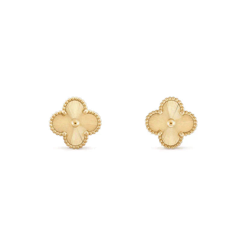 [Star Jewelry]CLOVER MEDIUM 1 MOTIFS LASER EARRINGS