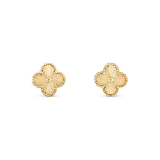 [Star Jewelry]CLOVER MEDIUM 1 MOTIFS LASER EARRINGS